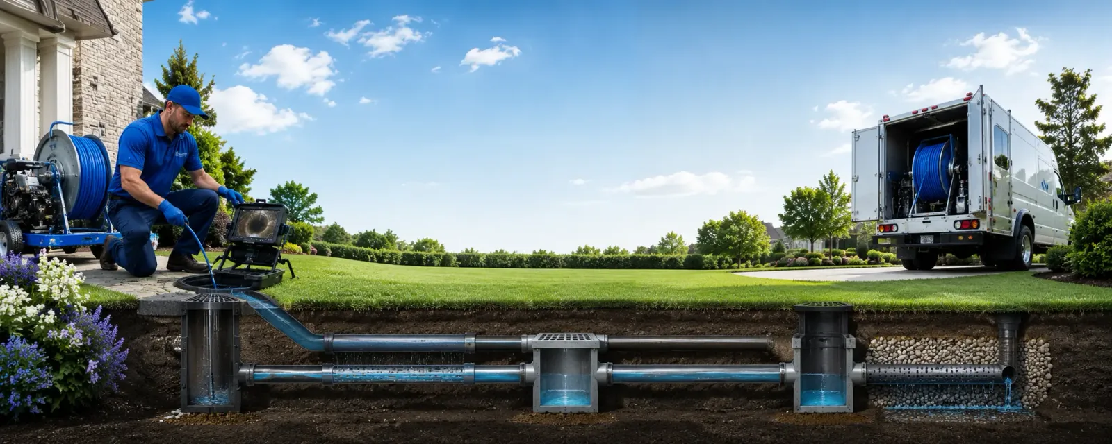 Outdoor drain cleaning information for Tehama, CA